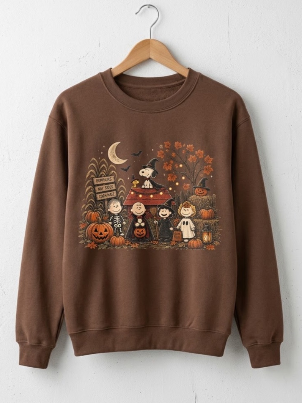 Halloween Cartoon Friends Sweatshirt